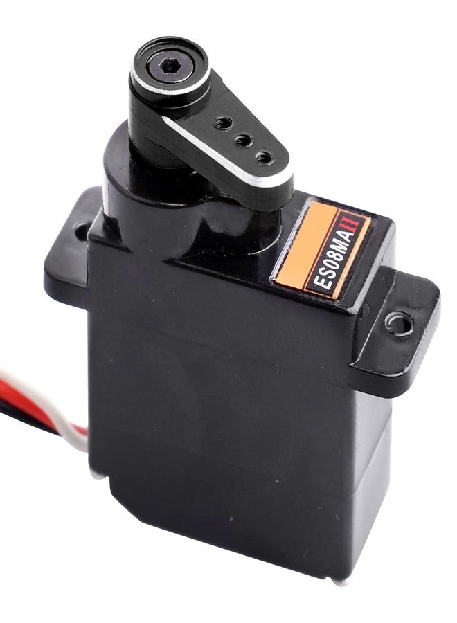 ذراع توجيه سيرفو من الألومنيوم من GoHobby لسيرفو EMAX ES08MA II (أسود) - Image 3